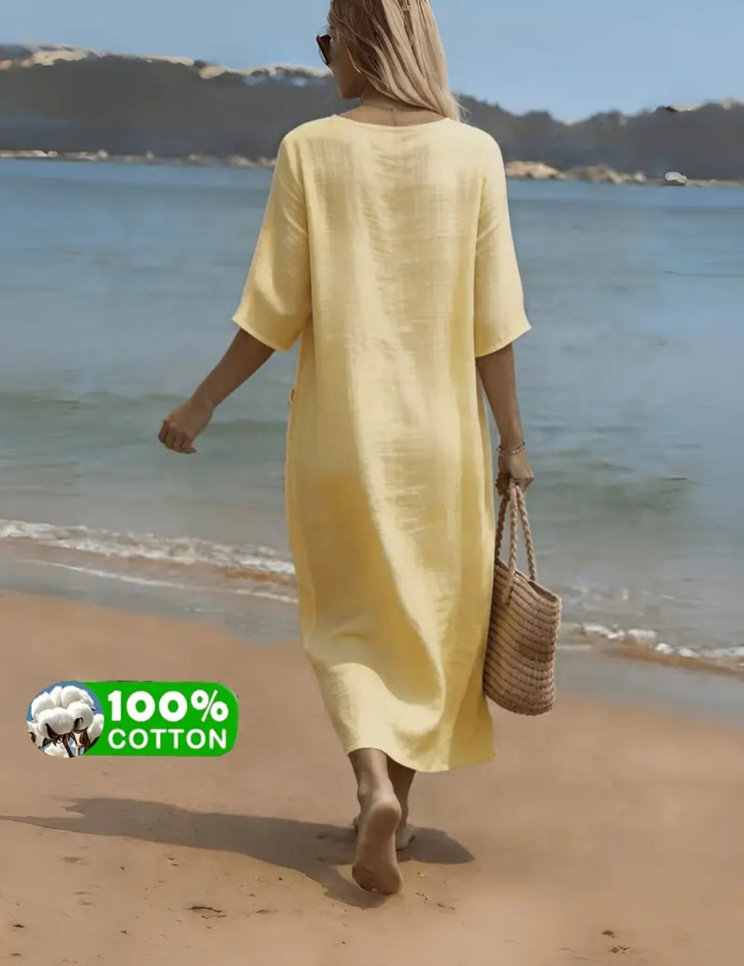 Yellow Cotton Dress