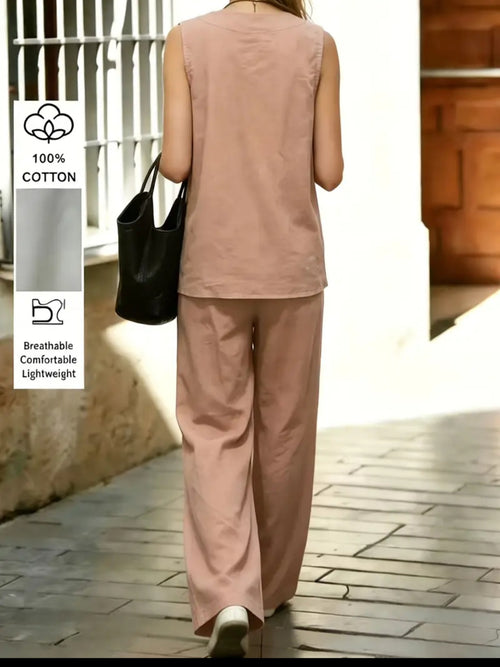Cotton Two-Piece Set