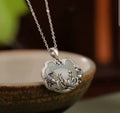 Natural Hotan Jade Pendant & Chain